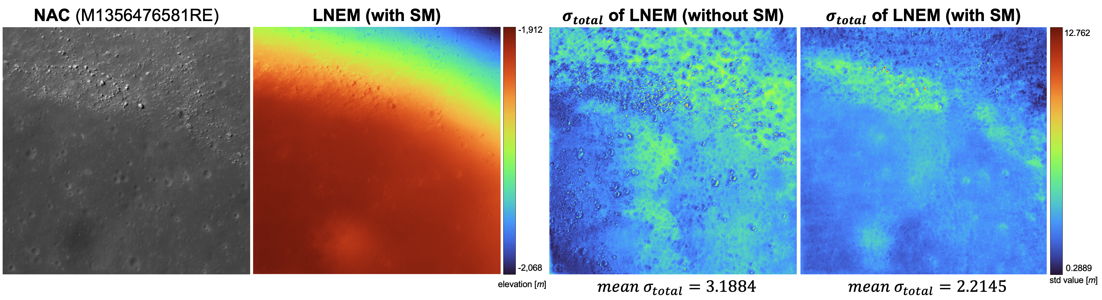 Geometric consistency map (Apollo 15).